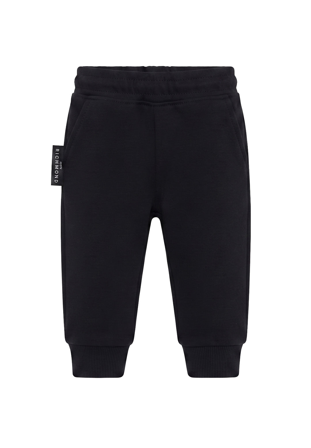 Pantalone felpa nero per neonato