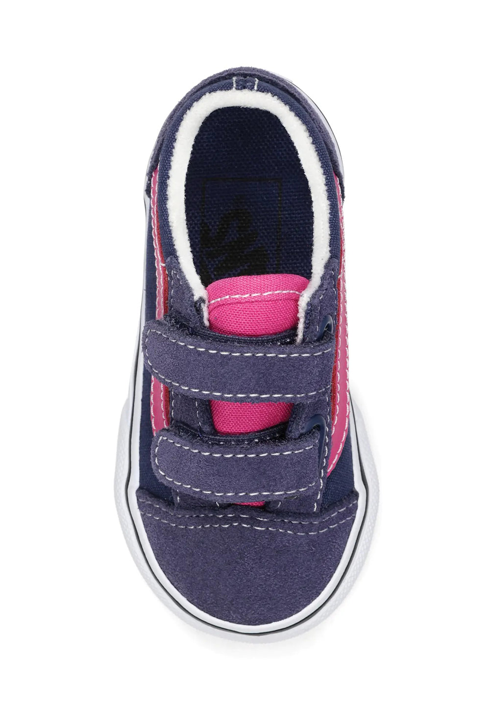 Scarpe viola-rosa per neonata