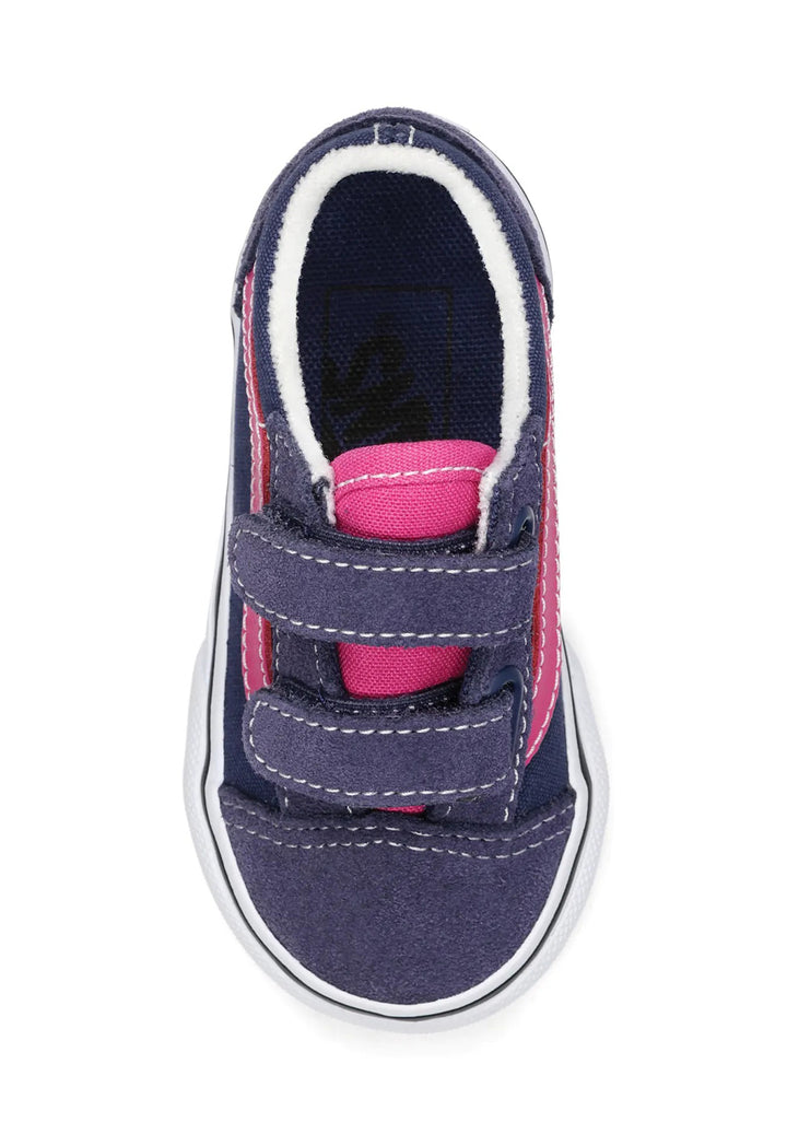 Scarpe viola-rosa per neonata