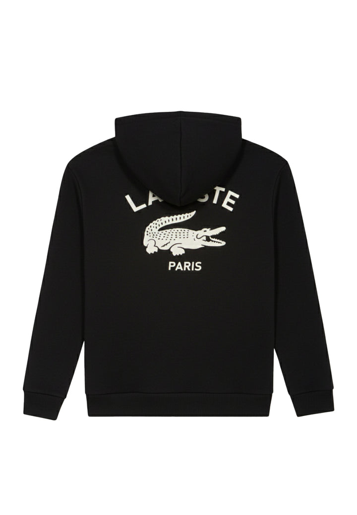Felpa cappuccio nera per bambino