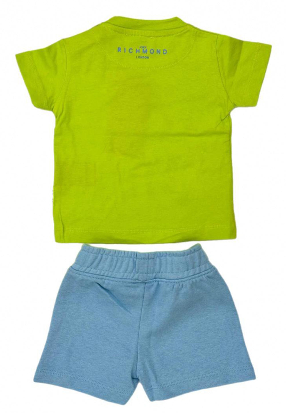 Completo lime-celeste per bambino