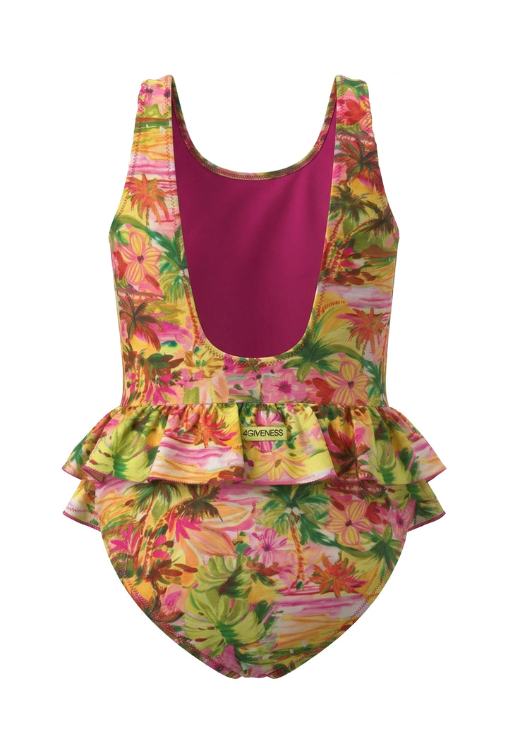 Costume intero multicolor per neonata