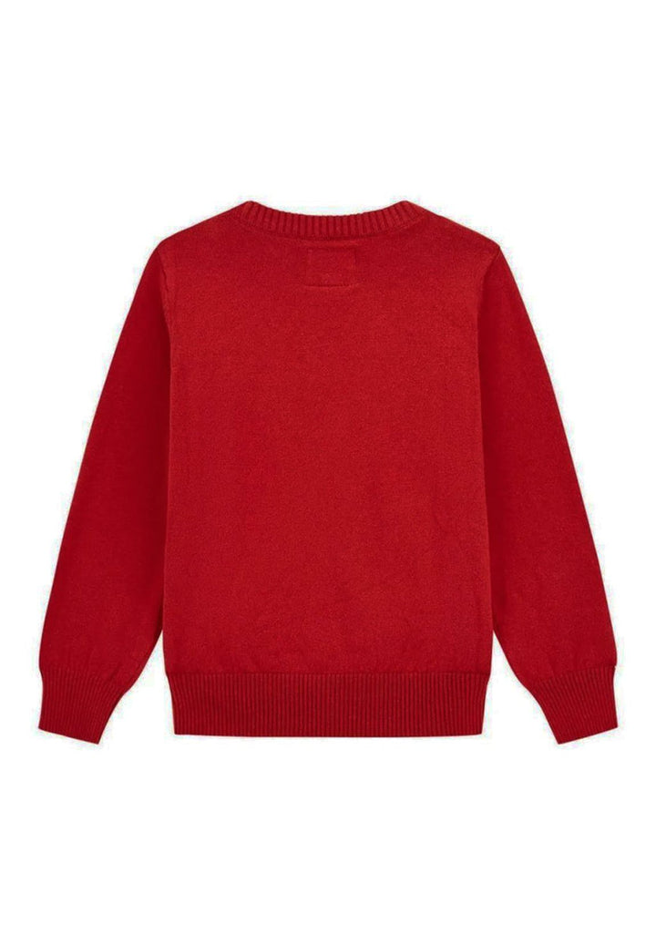 Maglione rosso per bambino