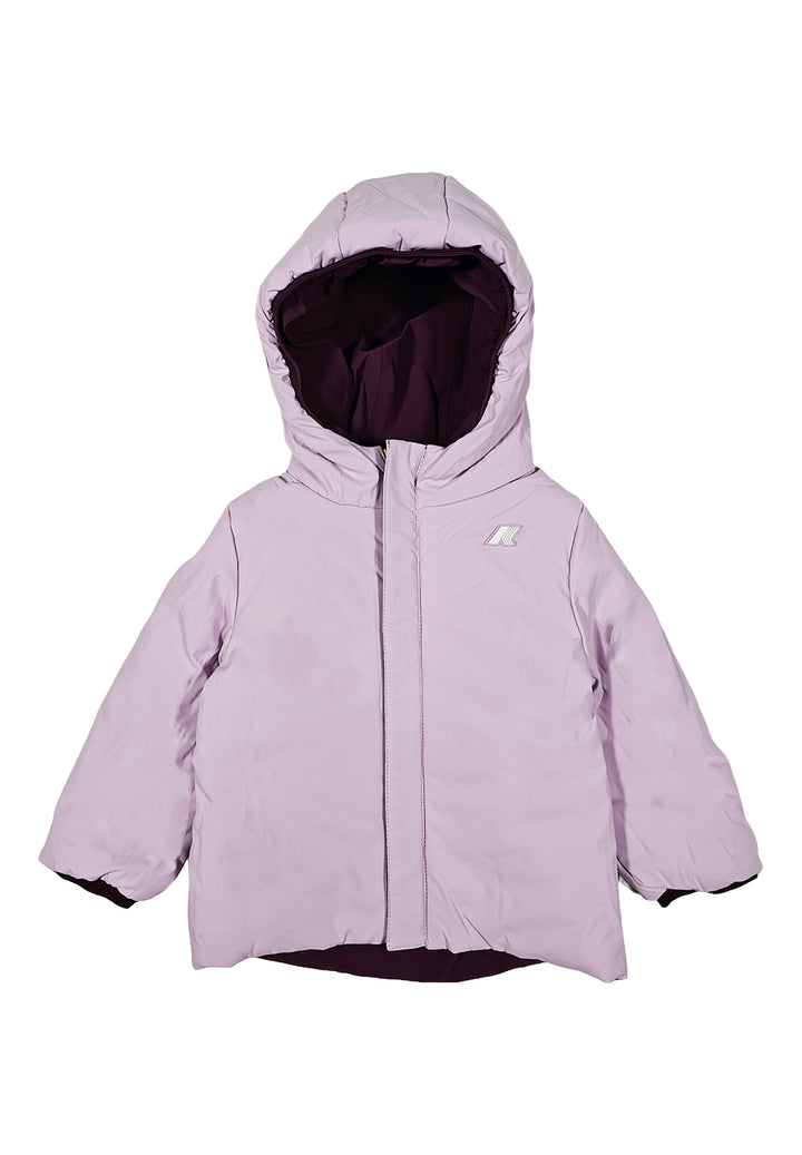 Lila-rosa Wendejacke für Baby-Mädchen