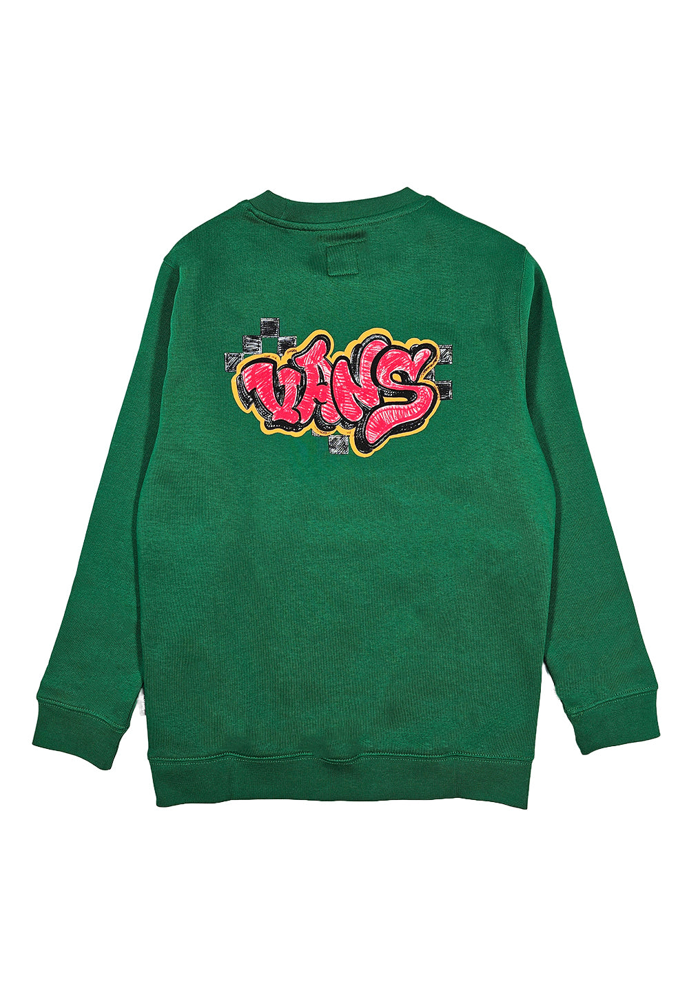 Green crewneck sweatshirt for boy