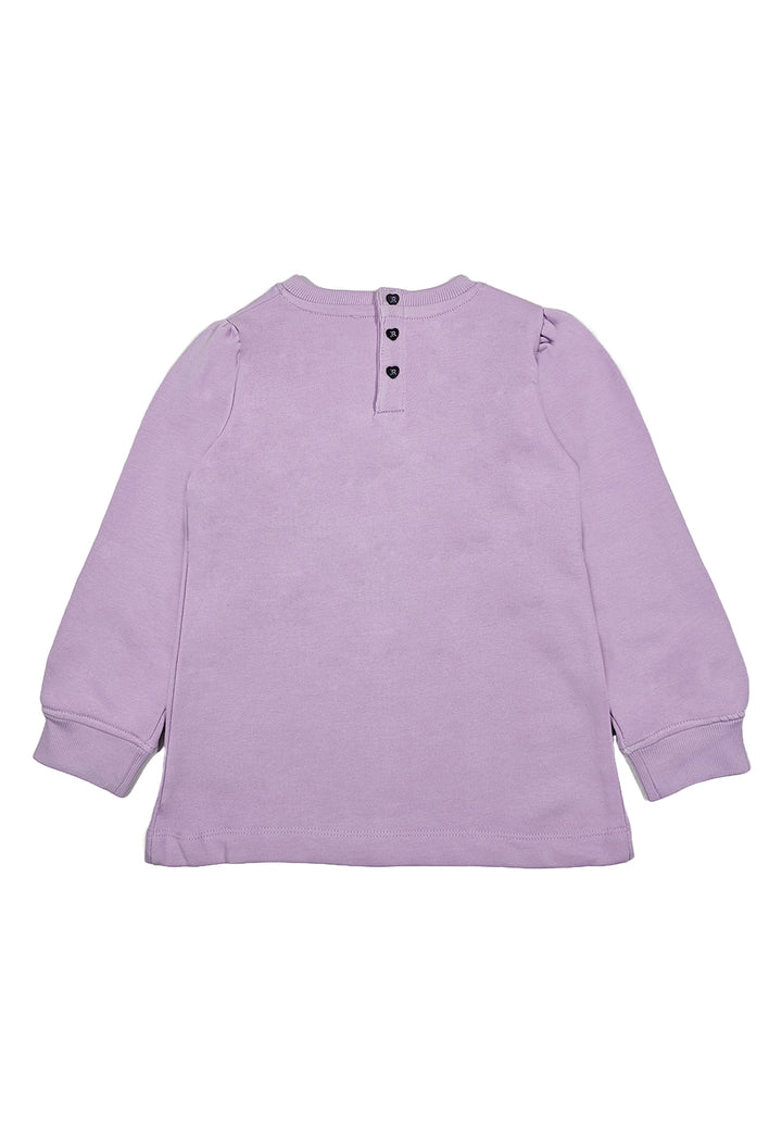Vestito felpa lilla per neonata