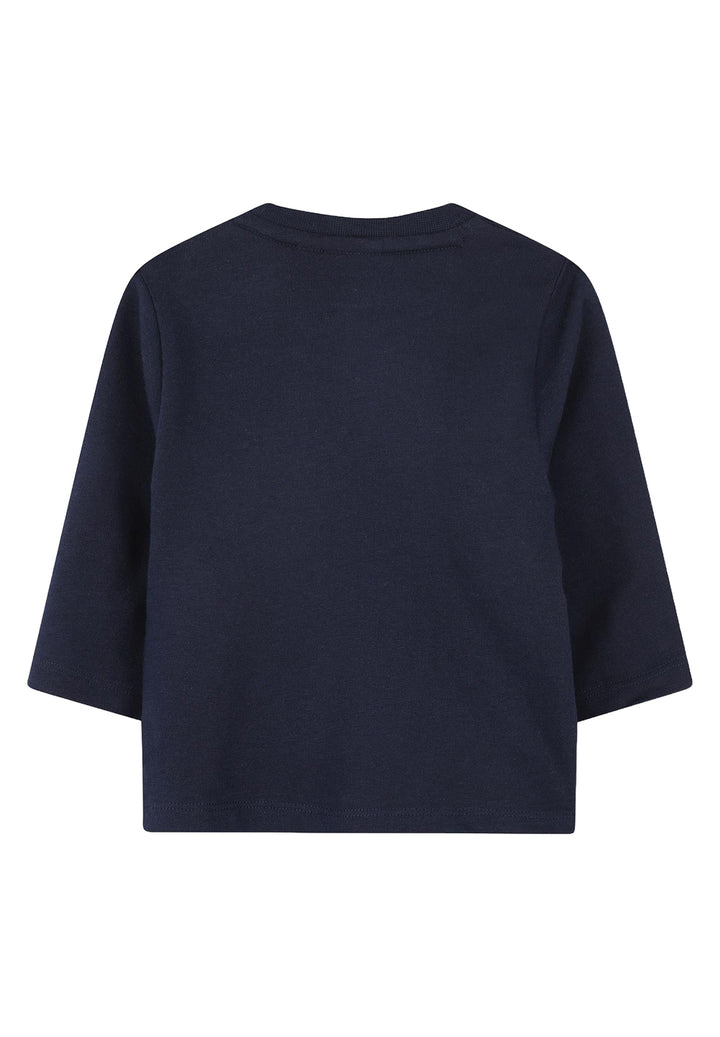T-shirt blu navy per neonato