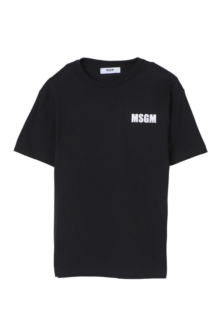 T-shirt nera per bambino