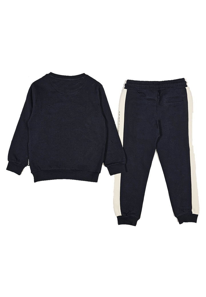 Blue sweatshirt set for boy