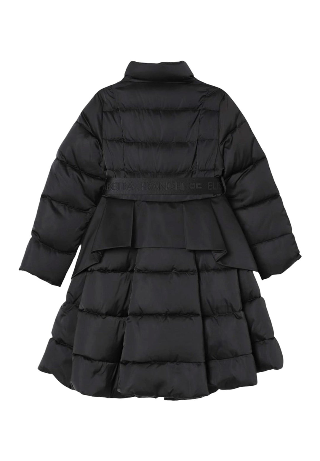 Giubbotto piumino nero per bambina