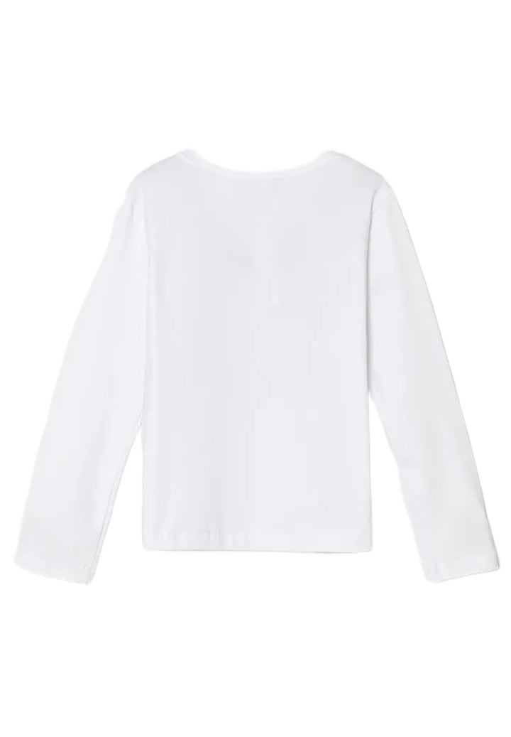 T-shirt bianca per bambina
