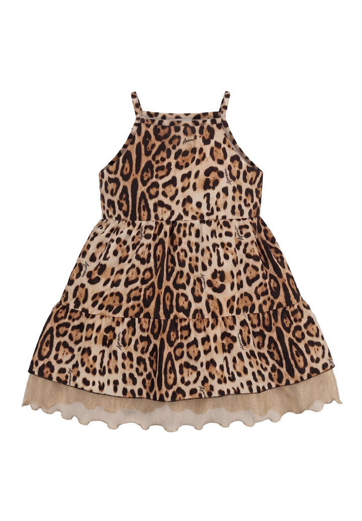 Vestito leopardato per neonata