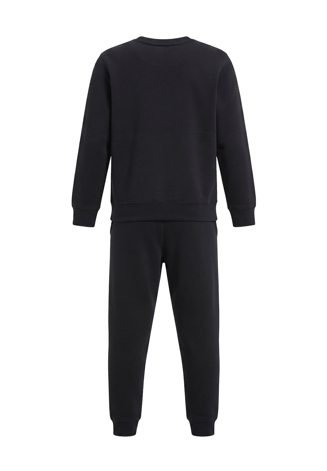 Completo felpa nero per bambino