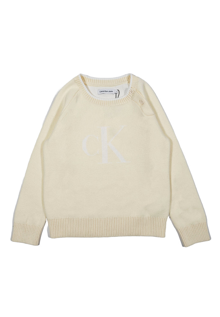 Maglione crema per neonato