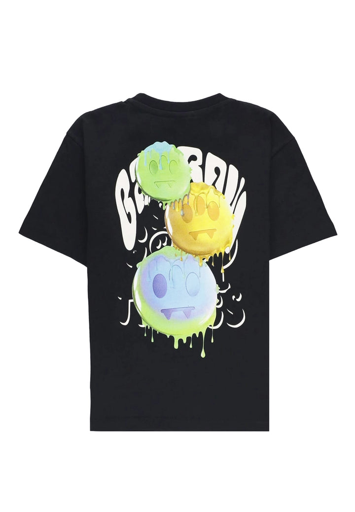 T-shirt nera per bambino
