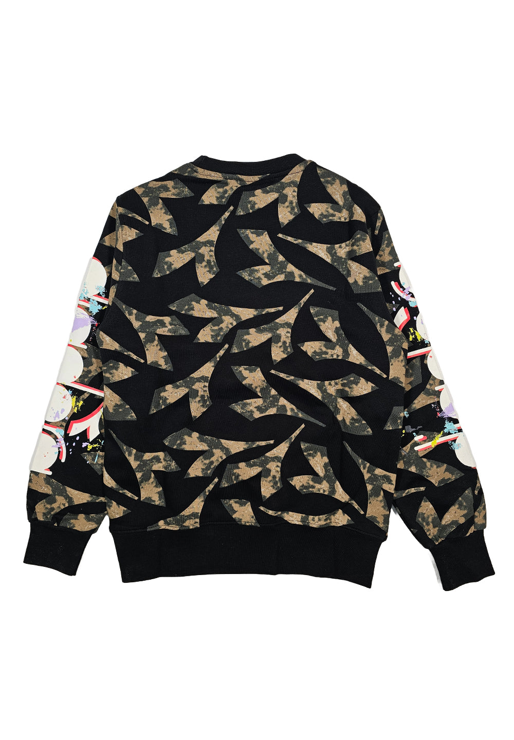 Multicolor crewneck sweatshirt for boys