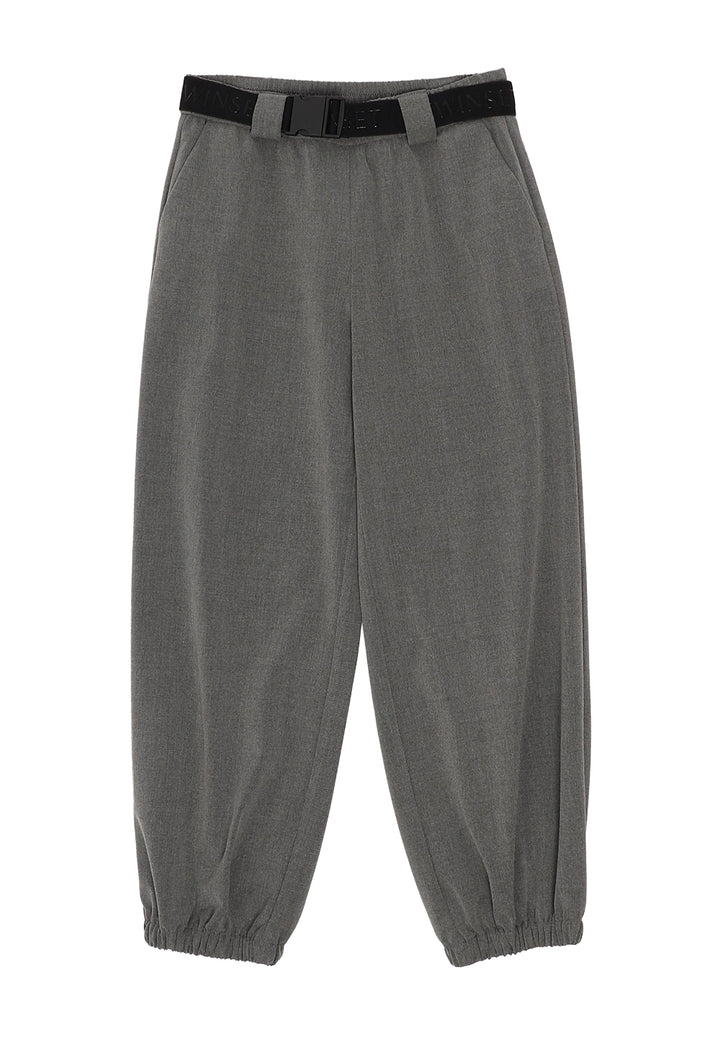 Pantalone grigio per bamina