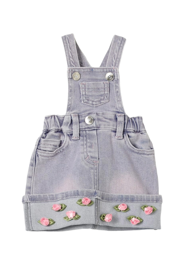 Blauer Jeans-Latzrock für Babys