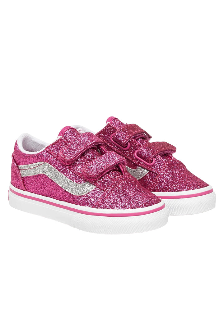 Scarpe glitter fuxia per neonata