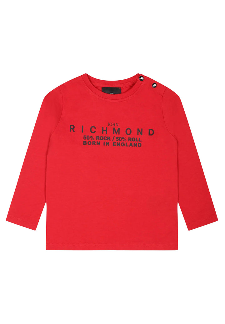 T-shirt rossa per neonato