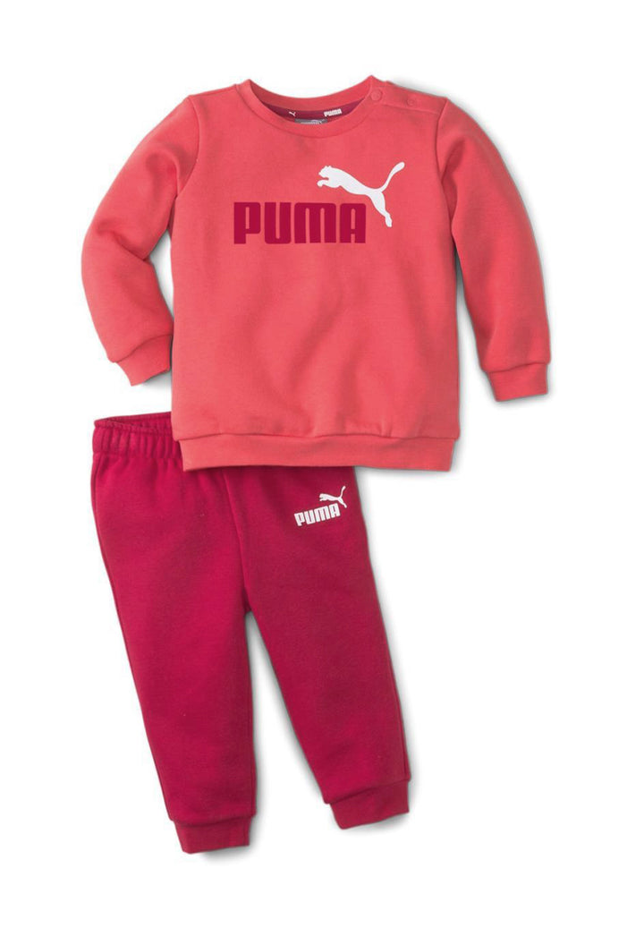 Fuchsia sweatshirt set for baby girl