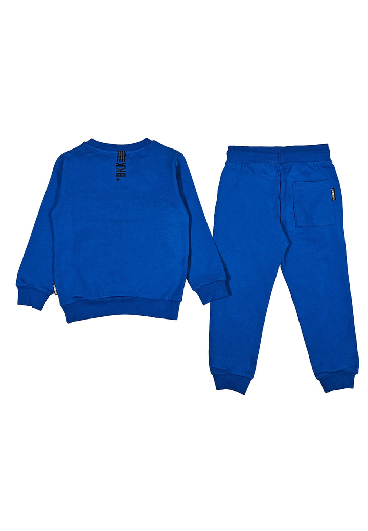 Royal blue sweatshirt set for boy