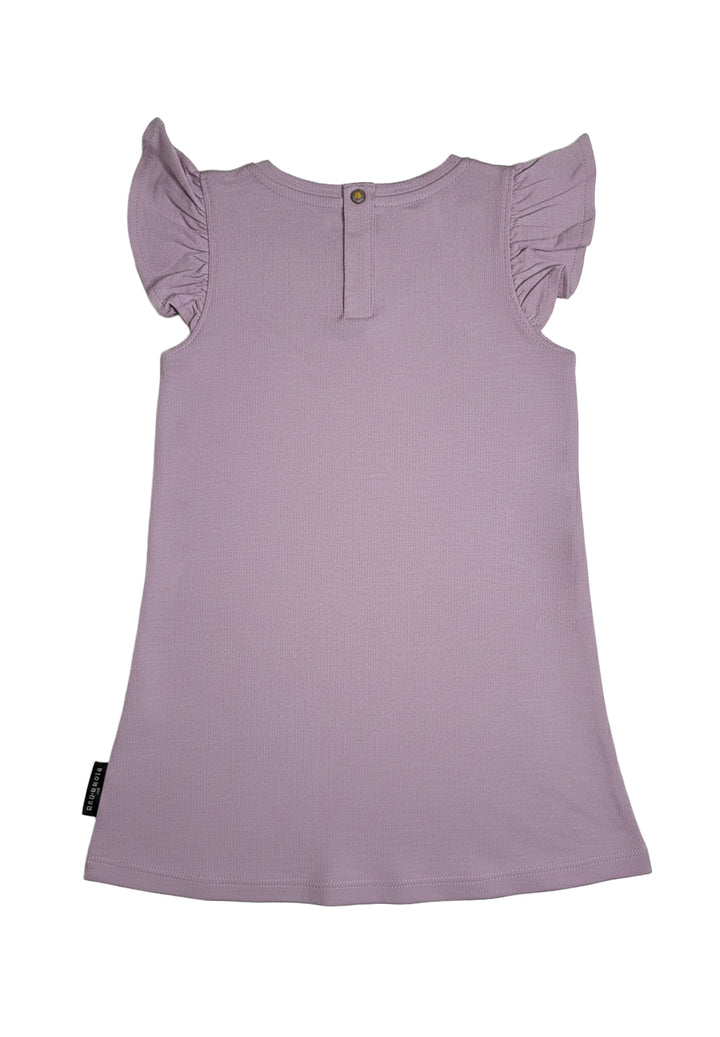 Lilafarbenes Kleid für Babymädchen