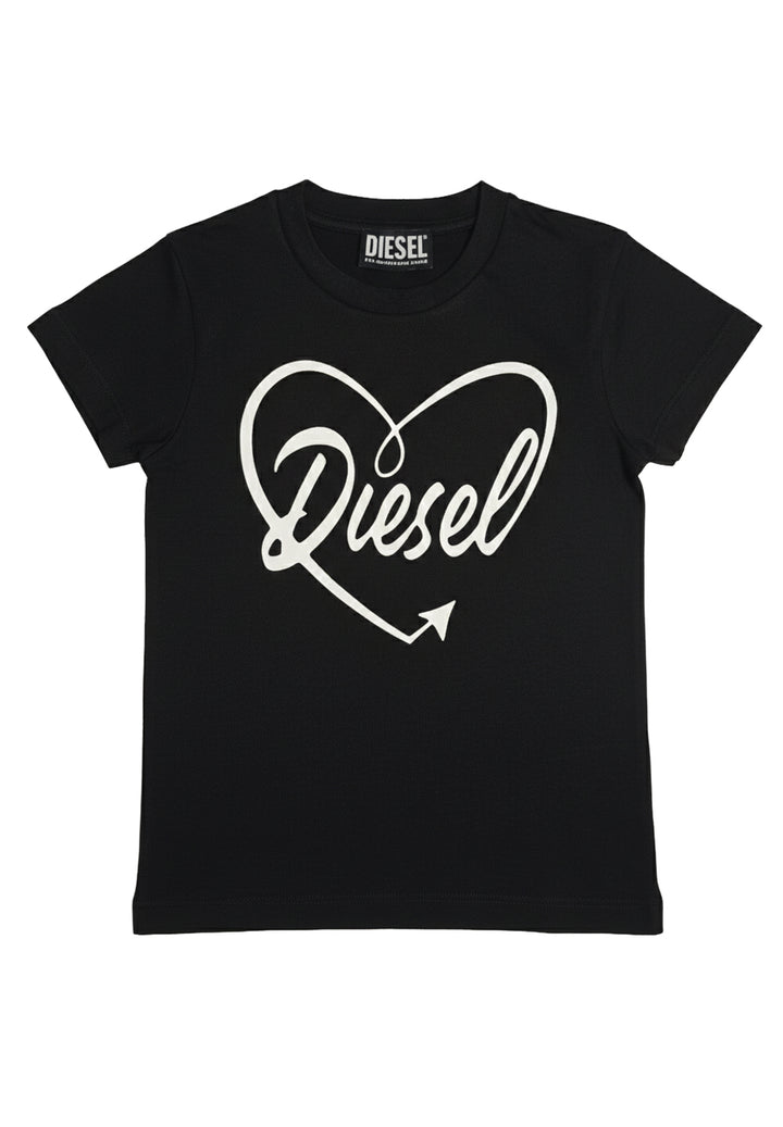 T-shirt noir pour fille