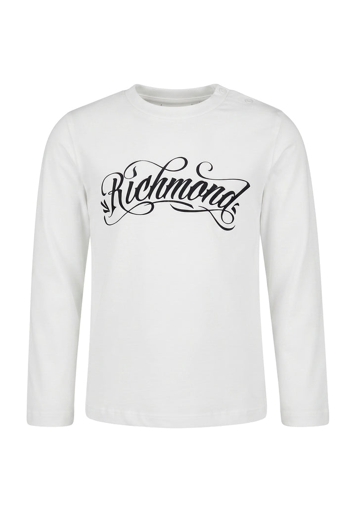 T-shirt bianca per neonato