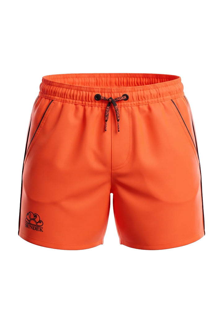 Costume boxer arancione fluo per bambino