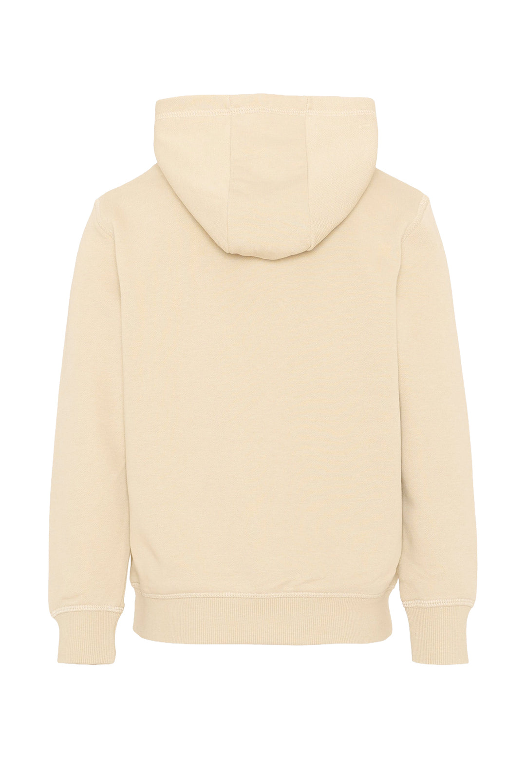 Felpa cappuccio beige per bambino
