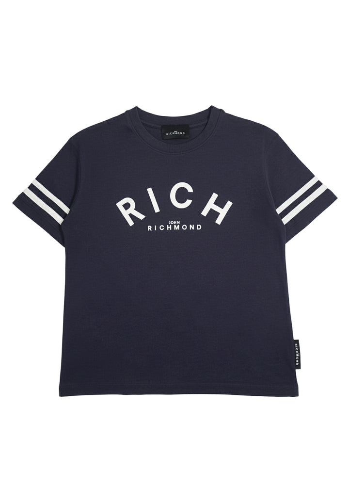 T-shirt blu per bambino