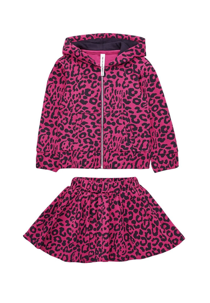 Completo felpa fuxia per neonata