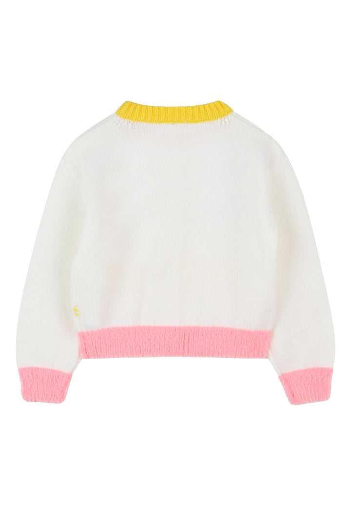 Maglione crema per bambina