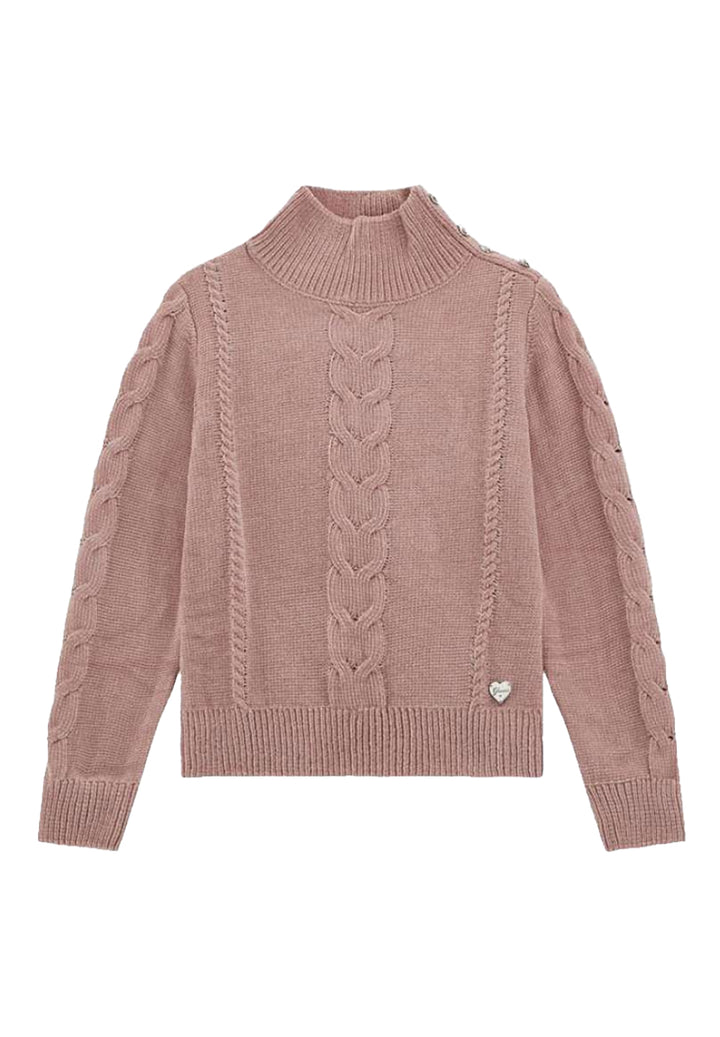 Maglione rosa per bambina