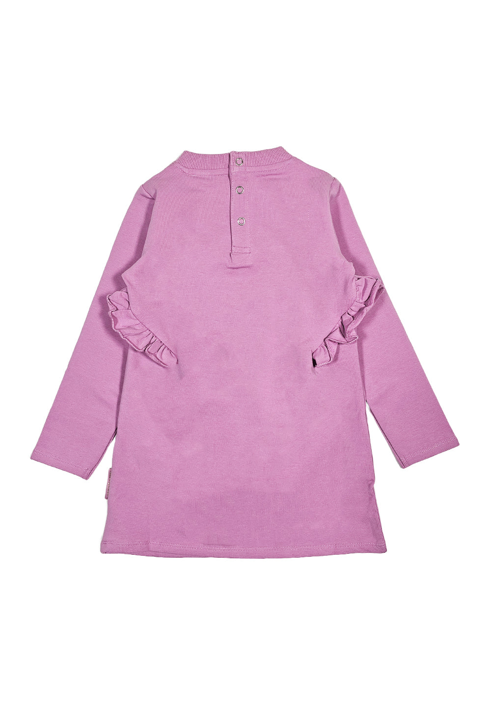 Lilac sweatshirt dress for girls