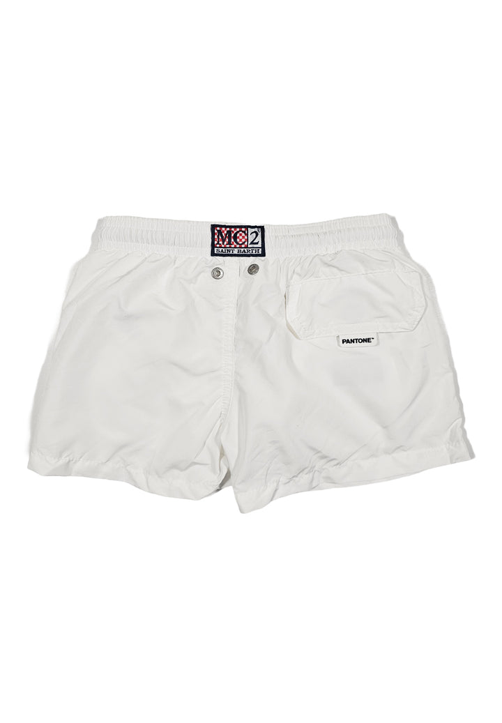 Costume boxer bianco per bambino