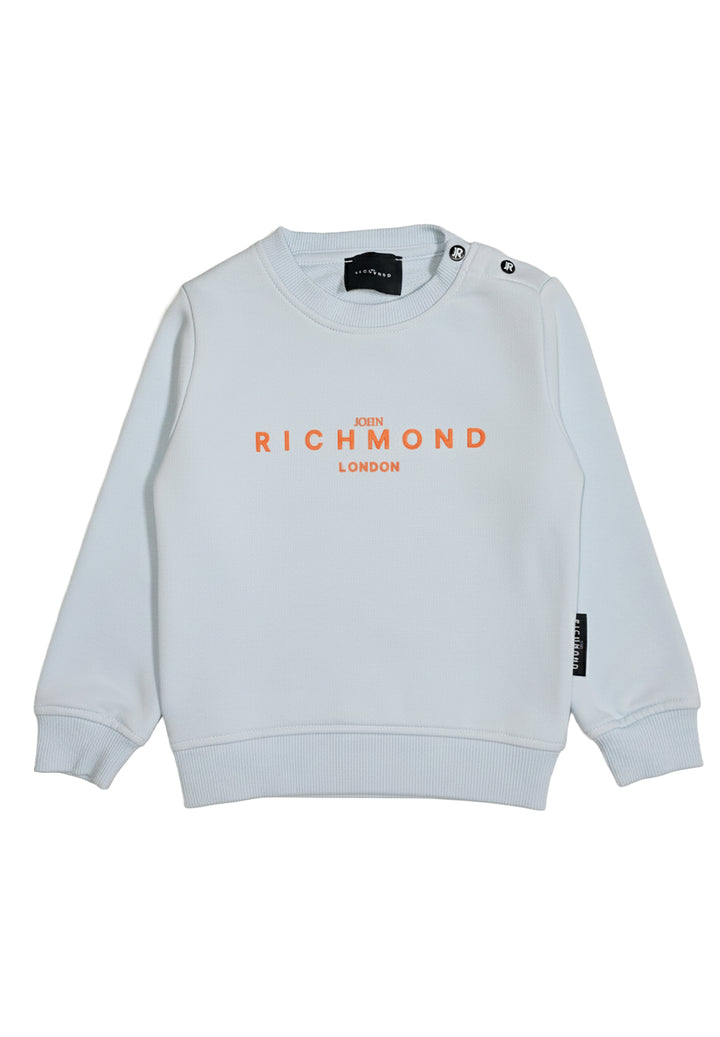 Hellblaues Rundhals-Sweatshirt für Neugeborene