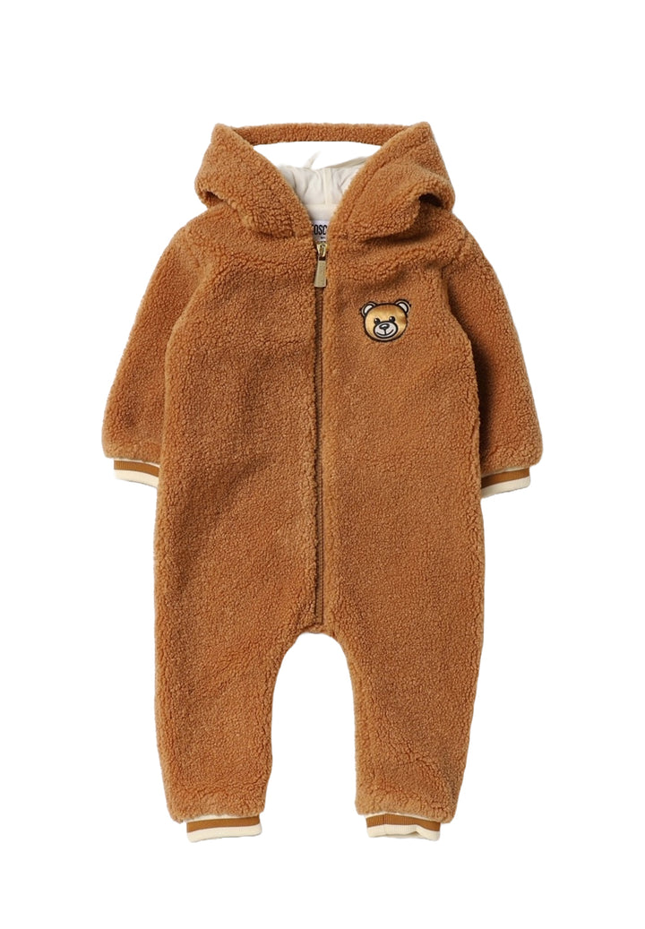 Brown teddy onesie for newborns