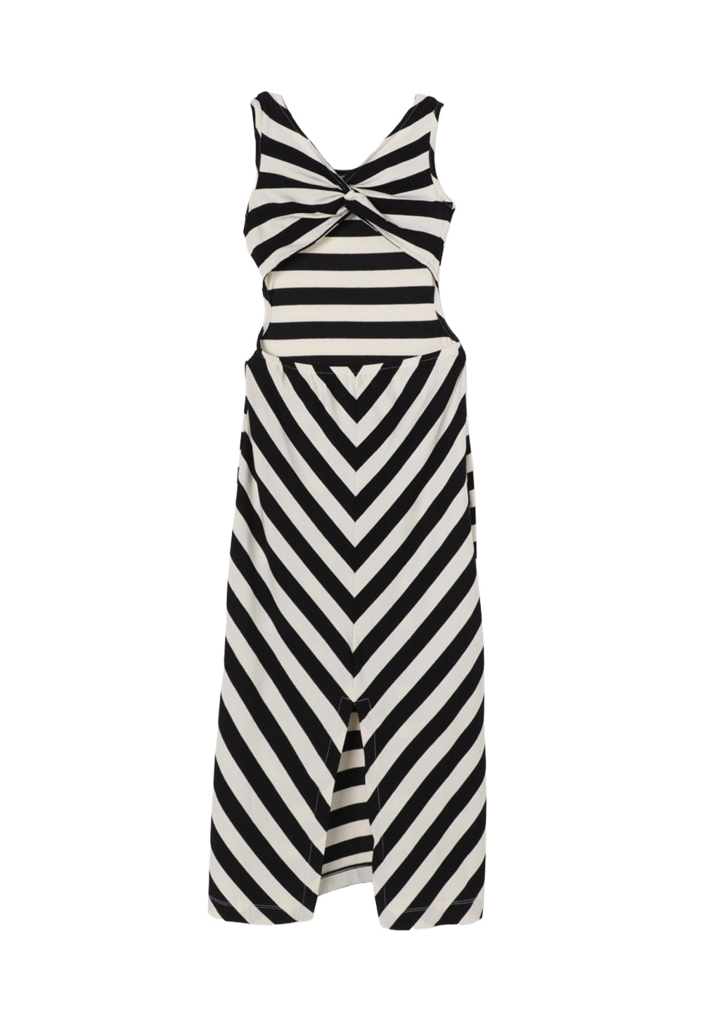 Vestito bianco-nero per bambina