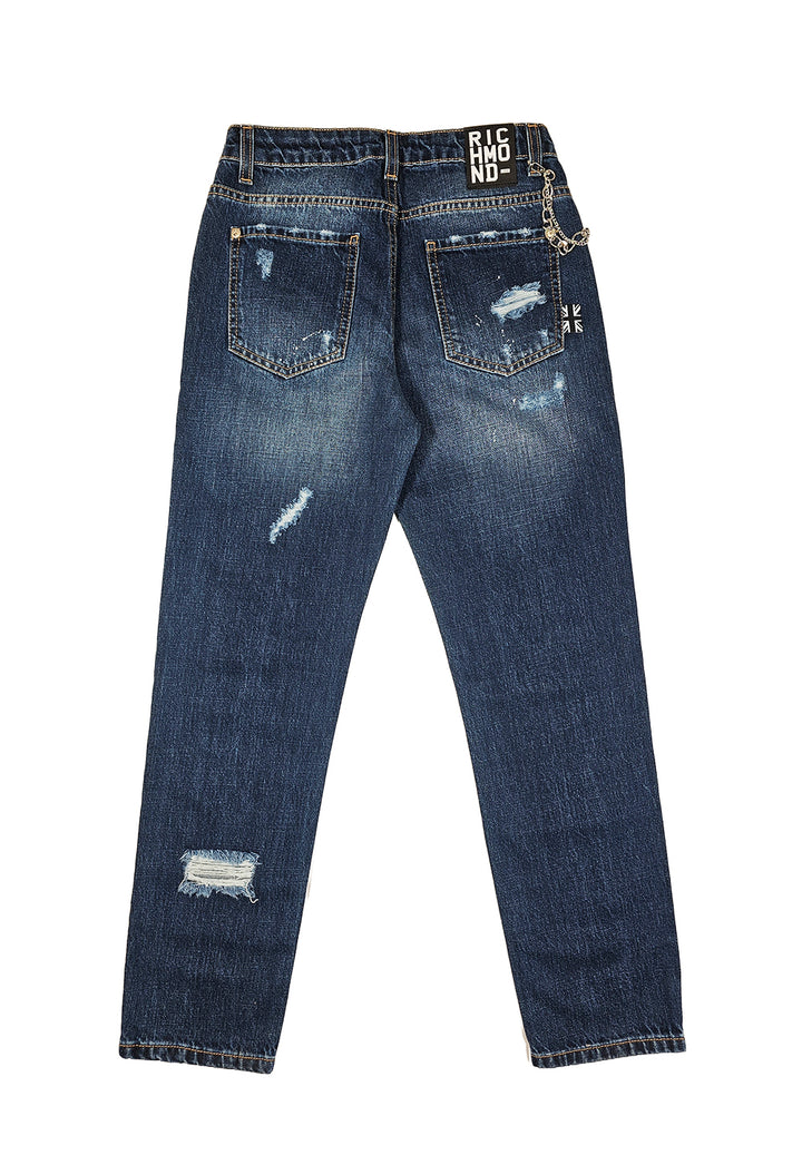 Jeans blu denim per bambino