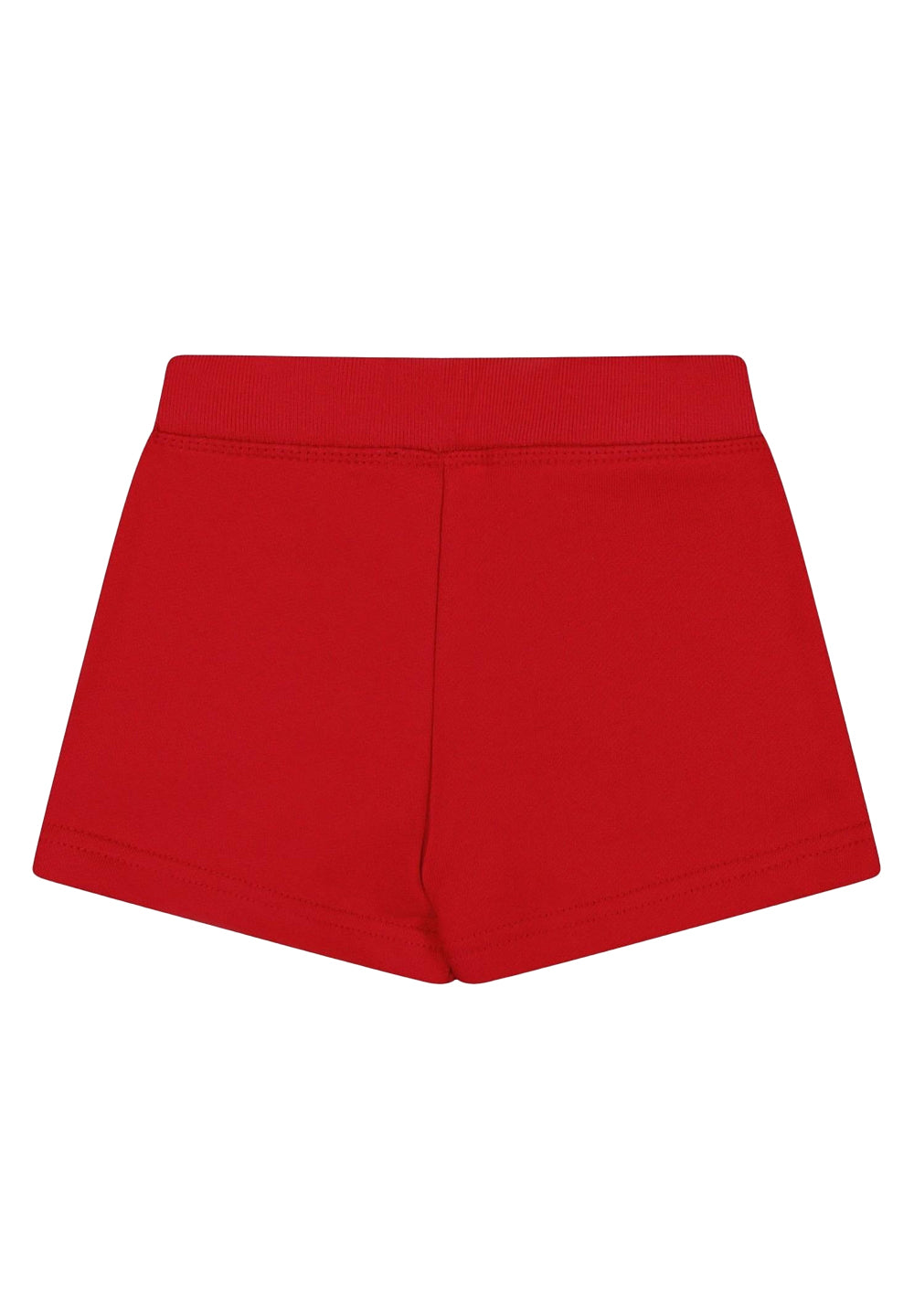 Short felpa rosso per neonata