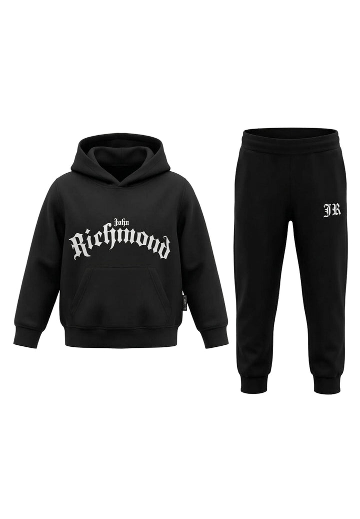 Completo felpa nero per bambino