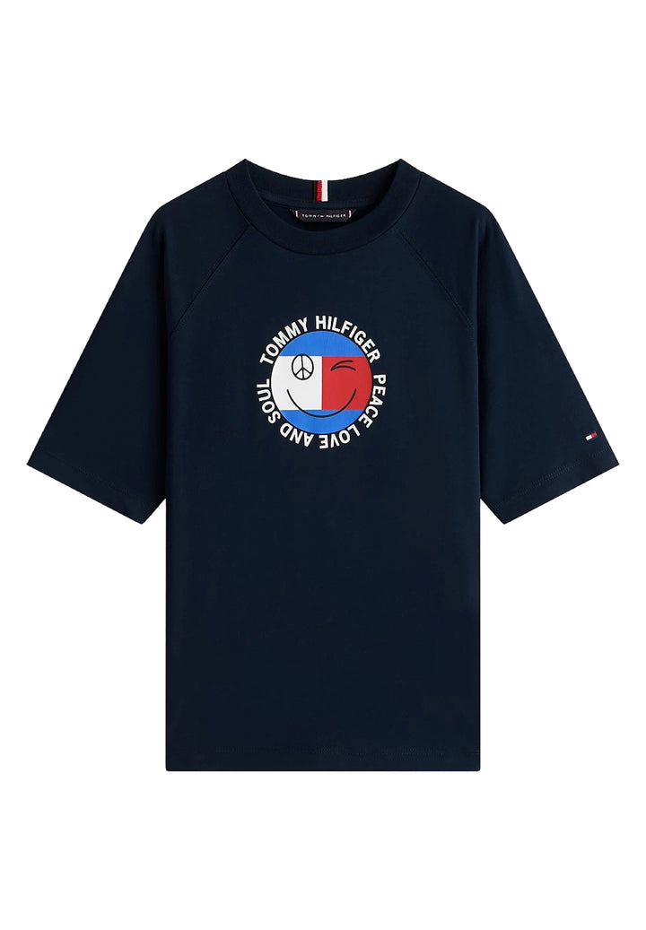 T-shirt blu navy per bambino