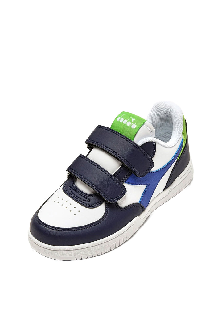 Weiß-blaue Schuhe für Kinder