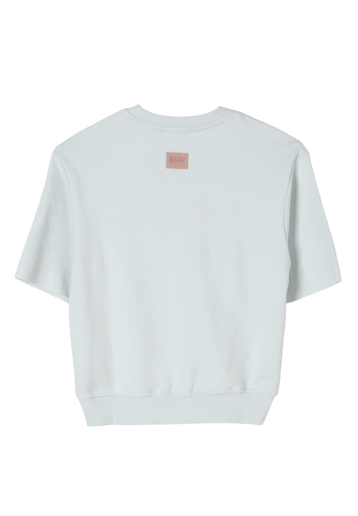 Felpa girocollo ghiaccio per bambina