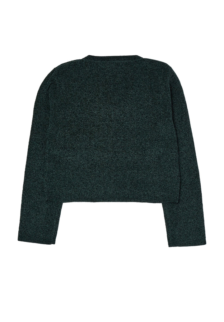 Grüner Pullover für Mädchen