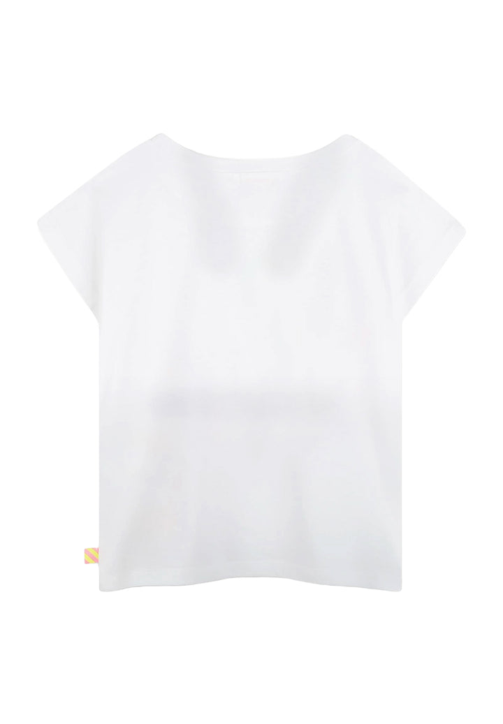 T-shirt bianca per bambina