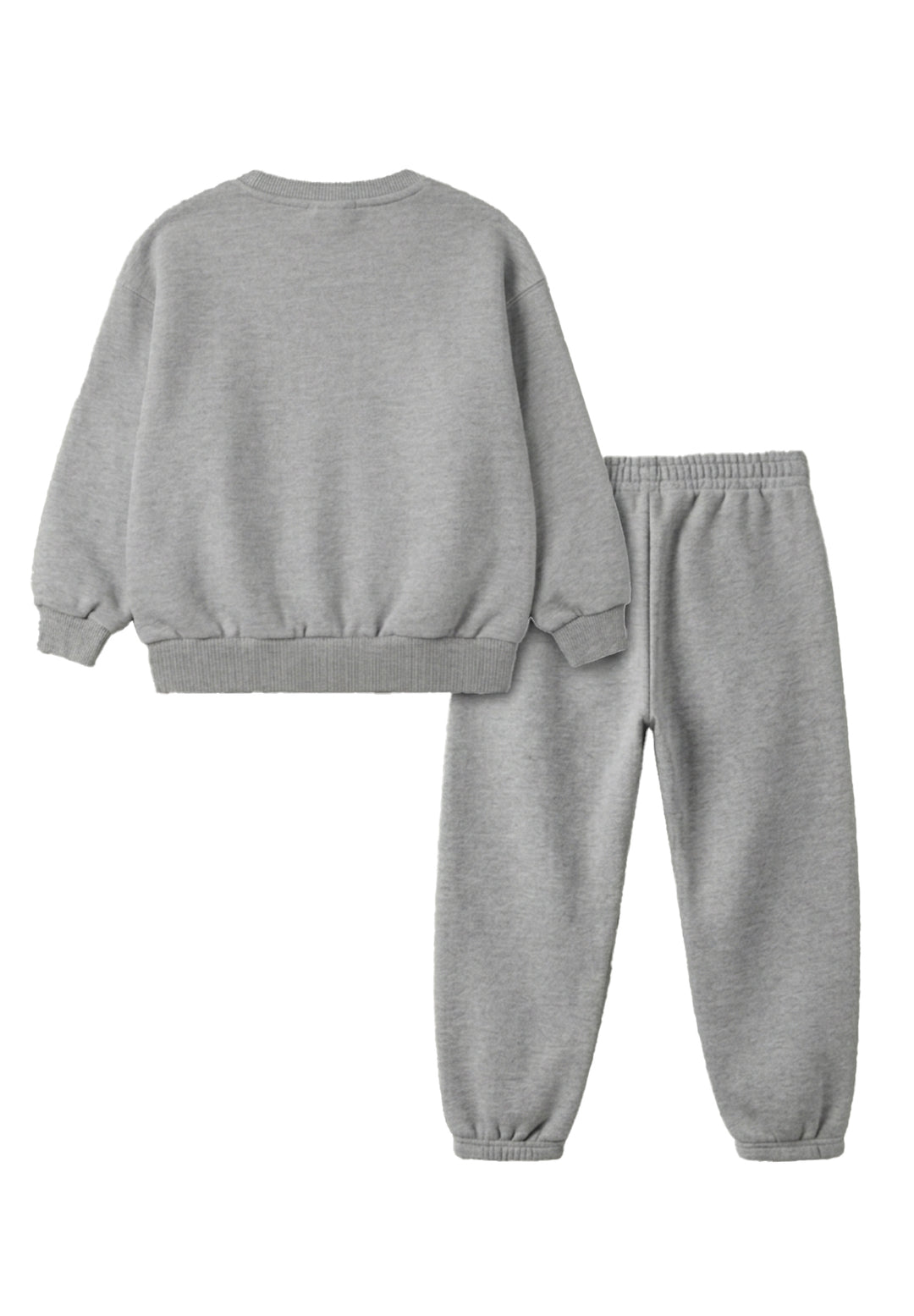 Completo felpa grigio per bambino