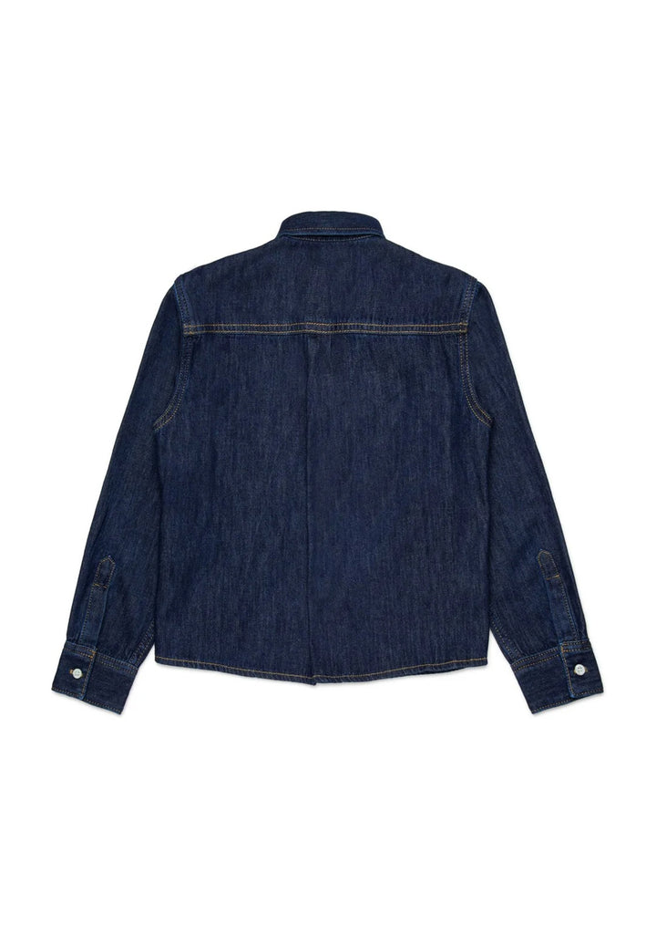Camicia denim blu per bambino